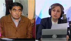 Miguel Barbosa cuestionó a Carmen Aristegui durante una entrevista en vivo