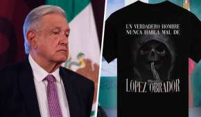 La camiseta con una leyenda sobre hablar mal de López Obrador, levantó muchas críticas