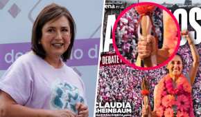 La candidata Gálvez evidenció la errata del equipo de Morena