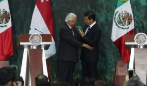 El presidente Enrique Peña Nieto recibió a su homónimo de Singapur, Tony Tan Keng Yam en junio pasado