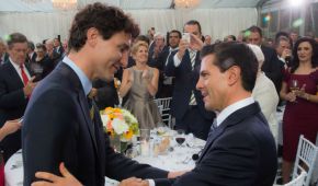 El primer ministro canadiense con el presidente mexicano el pasado 27 de junio en Toronto