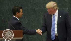 En agosto de 2016, el presidente Peña recibió al entonces candidato presidencial Trump