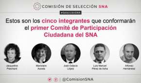 Estos cinco ciudadanos serán parte del Comité de Participación Ciudadana del SNA