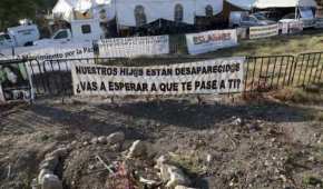 Una fosa clandestina ubicada en Morelos donde familiares buscan restos de sus seres queridos