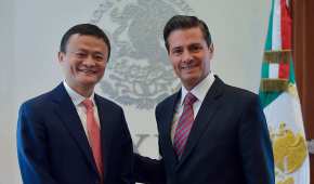 El hombre más rico de China, Jack Ma, visitó al presidente Enrique Peña Nieto