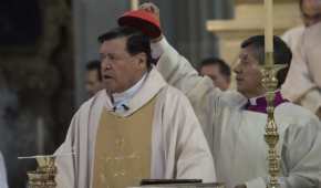 El líder de la Iglesia católica en México durante una ceremonia religiosa
