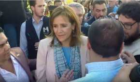 Margarita Zavala no pudo cumplir con todas las actividades que planeó en San Luis Potosí