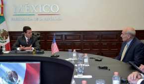 El presidente Peña Nieto y el secretario de seguridad de EU, John Kelly