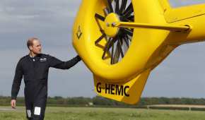 El príncipe Guillermo dejó su puesto de piloto en una ambulancia aérea
