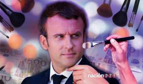 El presidente de Francia ha invertido medio millón de pesos en maquillaje