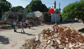 Severos daños se registraron en Asunción Ixtaltepec, Oaxaca, ubicado en la región del Itsmo de Tehuantepec