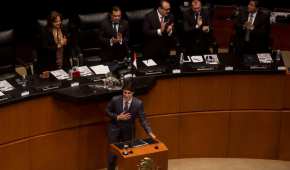 Justin Trudeau recordó las palabras de Benito Juárez durante un mensaje en el Senado
