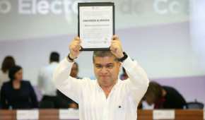 Miguel Riquelme recibió la constancia de gobernador electo el pasado 11 de junio