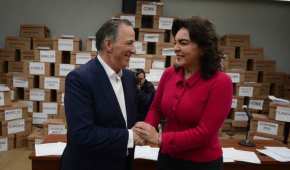 El exsecretario de Hacienda recibió el apoyo de la exgobernadora de Yucatán