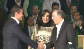 El precandidato José Antonio Meade firma la Plataforma Electoral del Partido Verde