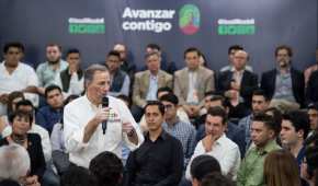 El candidato presidencial en un evento con jóvenes en Guadalajara, Jalisco