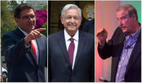 Armando Ríos Piter, Andrés Manuel López Obrador y Vicente Fox