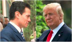Peña Nieto, presidente de México, y Donald Trump, mandatario de Estados Unidos