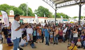 El candidato visitó Domo Sarabia, en el municipio de Peto