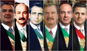 Los seis presidentes que ha tenido México desde 1982