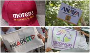 Va desde playeras, gorras, banderines y demás souvenirs de las campañas