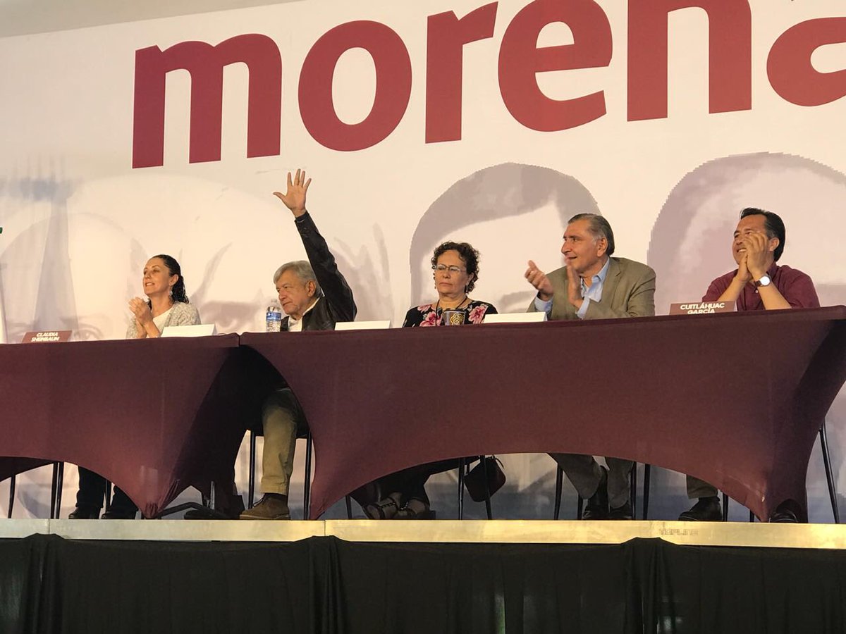 Las frases del discurso de AMLO ante la militancia de Morena