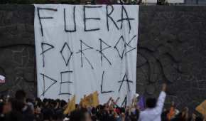 Estudiantes de todos los planteles de la UNAM se manifestaron para exigir alto a la violencia