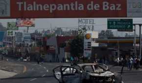 La persecución de un presunto delincuente provocó un bloqueo en la carretera México-Pachuca