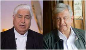 Monseñor Rogelio Cabrera y Andrés Manuel López Obrador