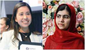 Melanie Dantés y Malala Yousafzai