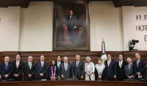 Andrés Manuel López se reunió con los ministros de la Suprema Corte en agosto pasado