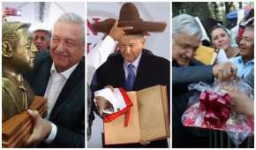 Algunos ciudadanos se han esmerado mucho en los regalos que le entregan al presidente de México