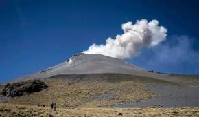 El volcán está en los límites del Estado de México, Morelos y Puebla