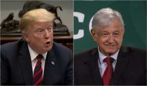 El presidente Donald Trump y el titular del Ejecutivo de México, Andrés Manuel López Obrador