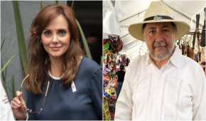 La senadora Lilly Téllez y el diputado federal Gerardo Fernández Noroña
