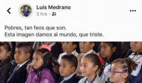 De vergüenza los comentarios de Luis Medrano en contra de los menores de edad
