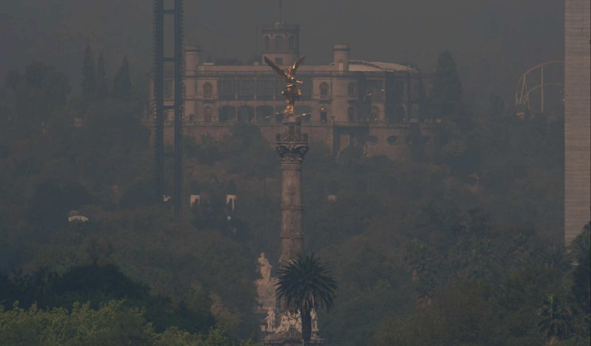 Ciudad contaminada.