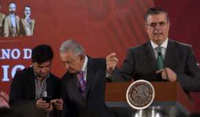 Jesús Ramírez Cuevas, Andrés Manuel López Obrador y Marcelo Ebrard Casaubon