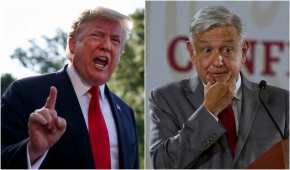 El presidente de Estados Unidos, Donald Trump, y el mandatario mexicano, Andrés Manuel López Obrador