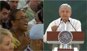 Una periodista de Quintana Roo le reclamó airadamente al presidente López Obrador