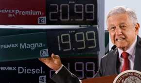 El gobierno de López Obrador subió el estímulo fiscal a gasolinas