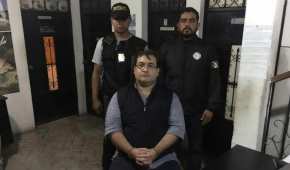 Javier Duarte el 15 de abril de 2017, fecha en la que fue detenido en Guatemala