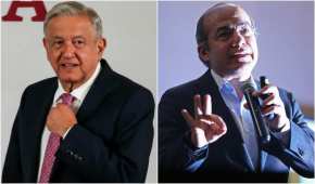 El presidente López Obrador se mofó de un atuendo que usó Felipe Calderón