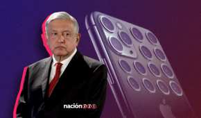 El presidente Andrés Manuel López Obrador presumió que él cuenta con el nuevo modelo de iPhone