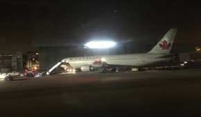 El avión perdió una de sus ruedas traseras y tuvo que aterrizar de emergencia en Madrid