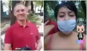 López-Gatell fue abordado por una chica en un parque de la Ciudad de México
