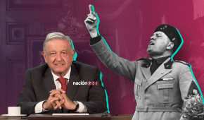 El presidente aseguró que el líder fascista fue bautizado con el nombre de Benito en honor a Juárez
