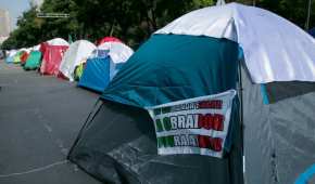 El movimiento anti-AMLO logró llegar al Zócalo y planean quedarse ahí hasta la renuncia de AMLO