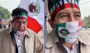 El exdelegado de Iztapalapa llamó 'traidor' al presidente mexicano y apareció apoyando a FRENAAA