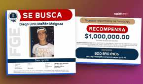 La Fiscalía de Michoacán ofrece la recompensa a quien dé información de Diego Urik Mañón